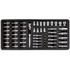 FIXMAN Tray 57 Piece 1/4' Drive Sockets And Accessories